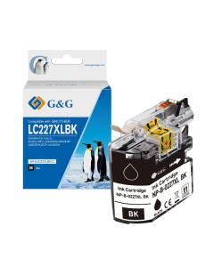 G&G kompatibilní ink s LC-227XLBK, NP-B-0227XLBK, black, 1200str.