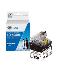 G&G kompatibilní ink s LC-229XL, NP-B-0229XLBK, black, 2400str.