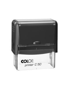 Razítko "Printer C 50", černá, fialový polštářek, COLOP 01525009