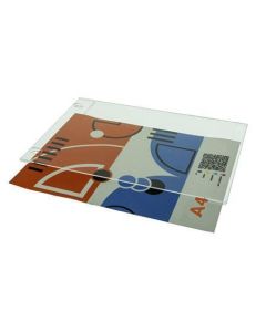 Držák na dokumenty, transparentní, nástěnný, A4, plexisklo, vertikální, ANTRA 4089G