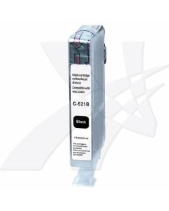 UPrint kompatibilní ink s CLI521BK, C-521B, black, 10ml, s čipem