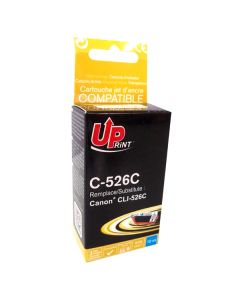 UPrint kompatibilní ink s CLI526C, C-526C, cyan, 10ml, s čipem