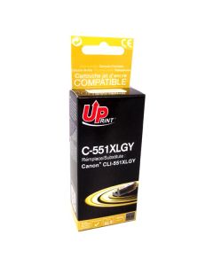 UPrint kompatibilní ink s CLI551GY XL, C-551XLGY, grey, 275str., 11ml, high capacity