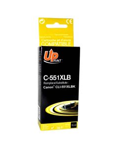 UPrint kompatibilní ink s CLI551BK XL, C-551XLB, black, 11ml, high capacity
