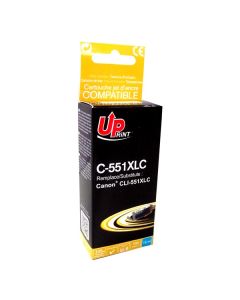 UPrint kompatibilní ink s CLI551C XL, C-551XLC, cyan, 695str., 11ml, high capacity