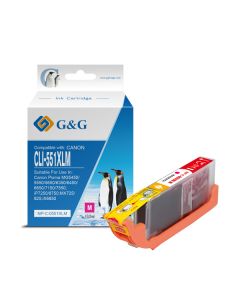 G&G kompatibilní ink s CLI551M XL, NP-C-0551XLM, magenta, 10,2ml, ml high capacity