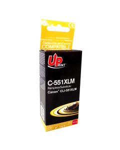 UPrint kompatibilní ink s CLI551M XL, C-551XLM, magenta, 695str., 11ml, high capacity