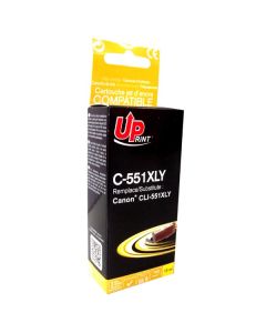 UPrint kompatibilní ink s CLI551Y XL, C-551XLY, yellow, 695str., 11ml, high capacity
