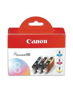 Canon originální ink CLI-8 CMY, 0621B029, 0621B026, CMY, 3-pack C/M/Y, DOPRODEJ
