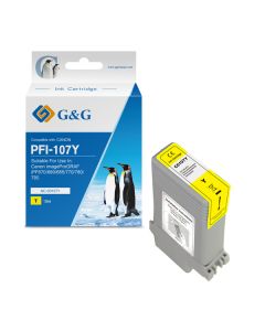G&G kompatibilní ink s PFI107Y, NC-00107Y, 6708B001, yellow, 130ml