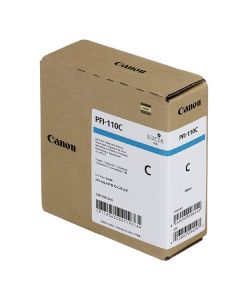Canon originální ink PFI-110 C, 2365C001, cyan, 160ml