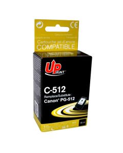 UPrint kompatibilní ink s PG512BK, C-512B, black, 18ml