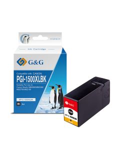 G&G kompatibilní ink s PGI 1500XL, NP-C-1500XLBK/C, black