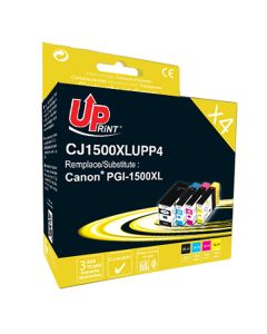 UPrint kompatibilní ink s PGI 1500XL, C-1500XL BK/C/M/Y PACK 4, 1xblack/1xcyan/1xmagenta/1xyellow, 36+3x14ml, high capacity