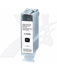 UPrint kompatibilní ink s PGI520BK, C-520B, black, 20ml, s čipem