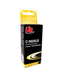 UPrint kompatibilní ink s PGI550BK XL, C-550XLB, black, 25ml, high capacity