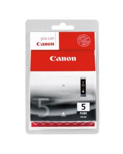 Canon originální ink PGI-5 BK, 0628B029, 0628B006, black, blistr s ochranou, 360str., 26ml