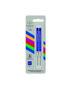 Náplň do kuličkového pera "Royal", modrá, M, economy, PARKER 7080057006