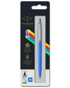 Kuličkové pero "Royal Jotter Originals", modré, 0,7 mm, stříbrný klip, modré tělo pera, PARKER 70105