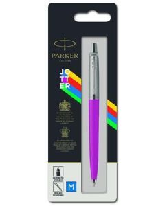 Kuličkové pero "Royal Jotter Originals", modré, 0,7 mm, stříbrný klip, magentové tělo pera, PARKER 7