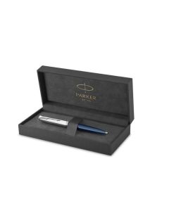 Kuličkové pero "Royal 51 Core", černá, 0,7 mm, tělo Midnight Blue, stříbrný klip, PARKER 2123503