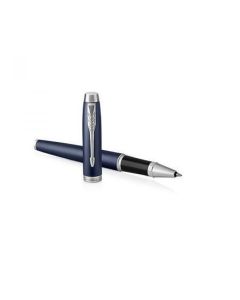 Roller "IM Royal", čermá, 0,5 MM, stříbrný klip, modré tělo, stříbrný klip, PARKER
