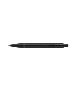 Kuličkové pero "Royal IM Black“, modrá, 0,5 mm, matné černé tělo, černý klip, PARKER 2127618
