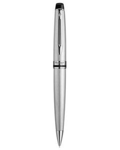 Kuličkové pero "Expert III", modrá, 0,7 mm, kovové tělo, stříbrný klip, WATERMAN 7010517001
