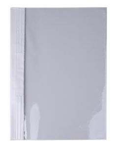 Desky s rychlovazačem, bílé, tvrdý zadní obal, PVC, A4, VICTORIA