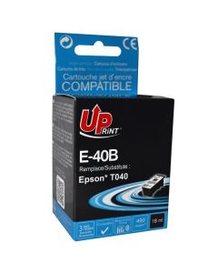 UPrint kompatibilní ink s C13T040140, E-40B, black, 18ml