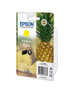 Epson originální ink C13T10G44010, T10G440, 604, yellow, 2.4ml