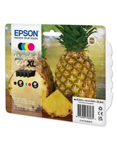 Epson originální ink C13T10H64010, T10H640, 604XL, CMYK, 3x350/500str., 3x4.0/8.9ml