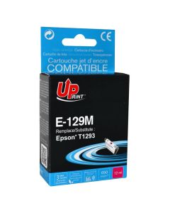 UPrint kompatibilní ink s C13T12934010, T1293, E-129M, magenta, 10ml