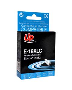 UPrint kompatibilní ink s C13T18124010, 18XL, E-18XLC, cyan, 10ml