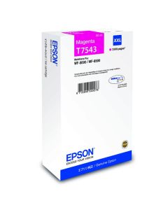 Epson originální ink C13T754340, T7543, XXL, magenta, 69ml