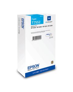 Epson originální ink C13T75524N, T7552, XL, cyan, 4000str., 39ml, 1ks