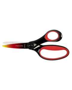 Nůžky, ombré červená, školní, 15 cm, FISKARS 1067853