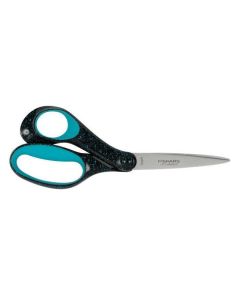 Nůžky, tyrkysová/černá, školní, 20 cm, pro leváky, FISKARS 1067869