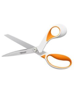 Nůžky "RazorEdge Softgrip", oranžová-bílá, 23 cm, FISKARS 1070079