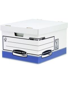 Archivační kontejner "BANKERS BOX® SYSTEM", modrá, FELLOWES