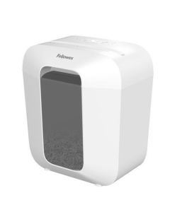 Skartovací stroj "Powershred LX25", bílá, křížový řez, 6 listů, FELLOWES 100109815