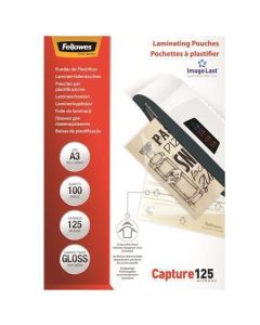 Laminovací fólie, lesklá, 125 micron, A3, FELLOWES