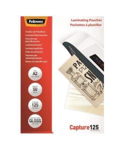 Laminovací fólie, lesklá, 125 micron, A2, FELLOWES