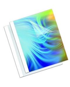 Desky pro termovazbu "Coverlight", 3mm, 170g, A4, 11-32stran, matné, FELLOWES, bílá