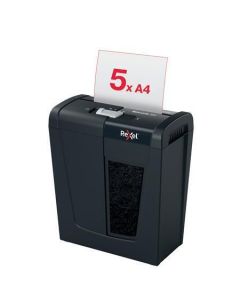 Skartovací stroj "Secure S5", páskový řez, 5 listů, REXEL