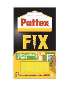 Lepicí proužky "Pattex Fix", oboustranné, lze odstranit, 20 x 40 mm, HENKEL