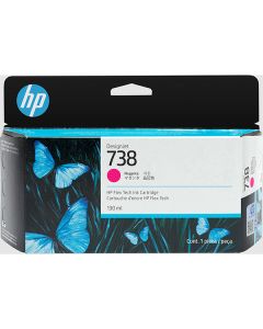 HP originální ink 498N6A, HP 738, magenta, 130ml