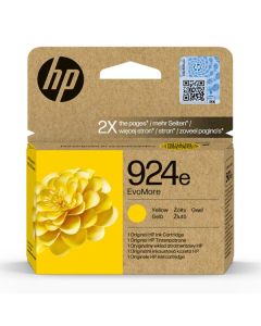 HP originální ink EvoMore 4K0U9NE#CE1, HP 924e, yellow, 800str.