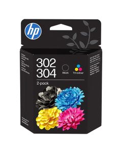 HP originální ink B82L1AE, HP 302/304, BK/CMY, 170/150str., 2-pack