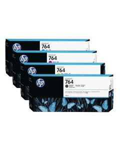 HP originální ink C1Q18A, HP 764, gray, 300ml